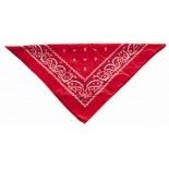 P'TIT Clown re19111 - Bandana, tissu rouge, 55 x 55 cm