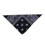 P'TIT Clown re19113 - Bandana, tissu noir, 55 x 55 cm