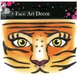 Chaks 88 191508B, Maquillage visage autocollant Tigre