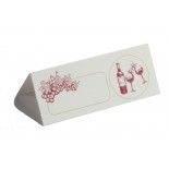 Marque-place carton Vigne & Vin 9,5cm