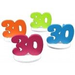 Chaks 20003, Set de 4 Marque-places Anniversaire 30 ans