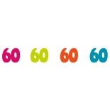 Chaks 20021, Sachet de 100 confettis de table anniversaire 60 ans