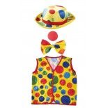 P'TIT Clown re21012 - Set déguisement enfant Clown