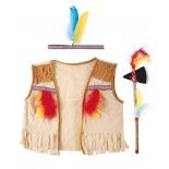 P'TIT Clown re21014 - Set déguisement enfant Indien