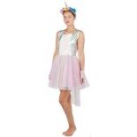 P'TIT Clown re21113 - Déguisement adulte licorne rose pastel taille L/XL