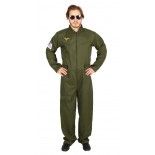 P'TIT Clown re21177, Déguisement Pilote de Chasse adulte taille L/XL