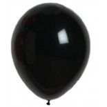 Sachet 25 ballons Opaques 25cm, en Noir 25cm