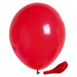 Sachet 25 ballons Opaques 25cm, Rouge 25cm