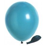 Sachet 25 ballons Opaques 25cm, Turquoise 25cm