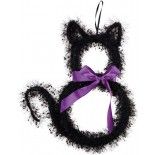 P'TIT Clown re22259 - Couronne de porte chat 50 cm