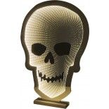 P'TIT Clown re22287 - Tête de mort déco de table led 20 cm