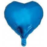P'TIT Clown re22320- Ballon mylar Coeur 37 cm Bleu