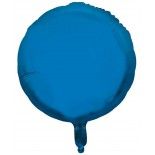 P'TIT Clown re22324 - Ballon mylar Rond 37 cm Bleu
