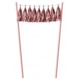 P'TIT Clown re22623 - Décoration de déco gâteau pompons Rose Gold