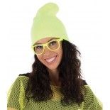 P'TIT Clown re22672 - Bonnet jaune fluo