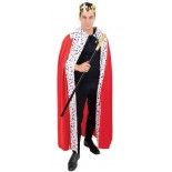 P'TIT Clown re22714 - Cape de Roi rouge adulte