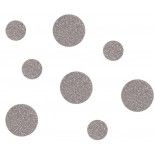 P'TIT Clown re22728 - Lot de 50 confettis pailletés Ronds Argent