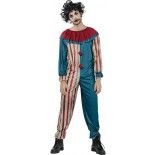 P'TIT Clown re23144 - Déguisement de clown Vintage homme taille L/XL