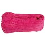 Bobine de raphia rose fuchsia de 50 gr