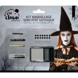 P'TIT Clown re23179 - Kit maquillage de sorcière gothique