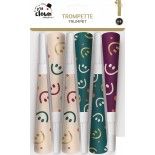 P'TIT Clown re23449 -Lot de 6 trompettes multicolores