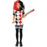 P'TIT Clown re23503 - Déguisement de arlequin fille 10/12 ans