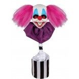 P'TIT Clown re23535 - Déco Tête de clown rigolant 45cm