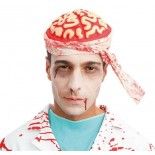 P'TIT Clown re23597 - Chapeau cerveau exposé avec bandages