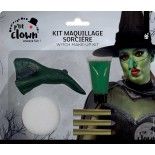 P'TIT Clown re23604 - Kit maquillage de sorcière avec nez