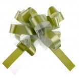 SANTEX 2361-103, Sachet de 5 Noeuds automatiques tulle, vert Olive