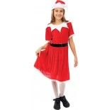 P'TIT Clown re23644 - Déguisement de Mère Noël fille 10/12 ans