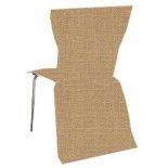Lot de 3 Housses de chaise en JUTE naturelle