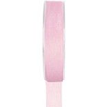 Ruban organdi 7 mm x 20m, Rose