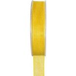 Ruban organdi 7 mm x 20m, Jaune