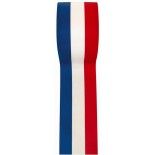 SANTEX 2800-0-100, Large Ruban Tricolore de 100 mm x 25 mètres, tricolore