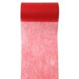 Ruban intissé uni 10cmx10m, Rouge