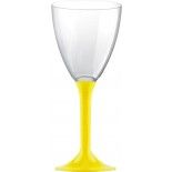 20 verres, pied JAUNE