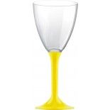 20 verres, pied JAUNE