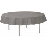 Nappe RONDE en intissé 240 CM Ø, luxe OPAQUE RONDE, Gris