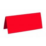 Sachet de 10 marque places rectangle, Rouge