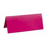 Sachet de 10 marque places rectangle, Fuchsia