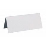 Sachet de 10 marque places rectangle, Blanc