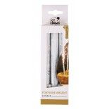 Sachet de 3 GRANDES Fontaines de Fête argent 120 mm