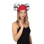 P'TIT Clown re31081, Casque porte-boissons Rouge