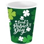 Lot de 6 Gobelets carton St Patrick 24cl