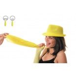 Party Pro 3331, Cravate fluo jaune adulte