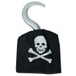 Party Pro 33310014, Crochet de pirate en tissu