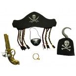 Party Pro 333131, Set Pirate enfant (5 pièces)