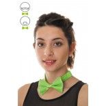 Party Pro 3339, Noeud papillon vert fluo adulte