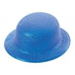 Party Pro 33393, Chapeau MELON paillette bleu clair